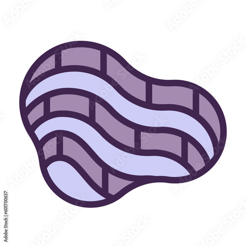 Quarry pixel perfect RGB color icon. Open pit mine. Type of mining from earth surface. Source of coal. Heavy industry. Isolated vector illustration. Simple filled line drawing. Editable stroke