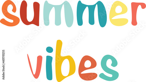 vector of the summer vibes