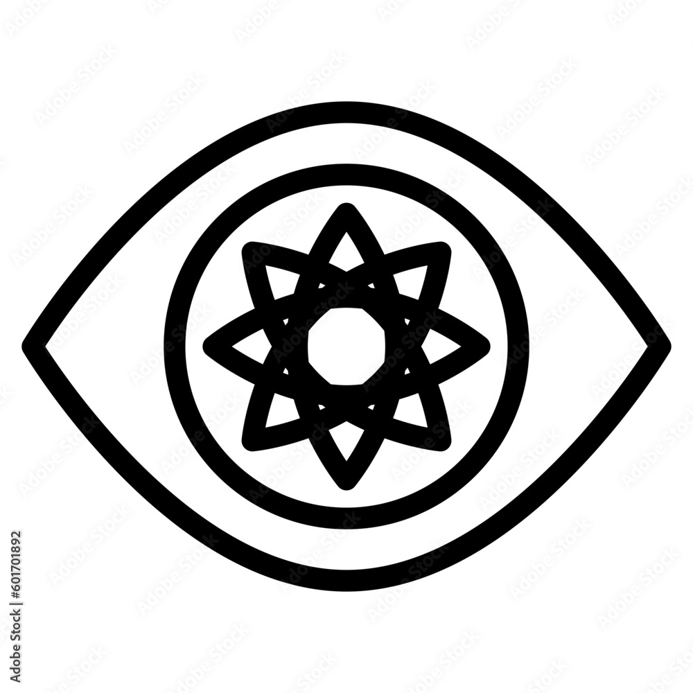 Fototapeta premium scary eye line 