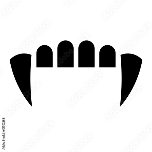 vampire teeth glyph 