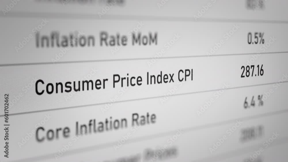 Animated Number of The Consumer Price Index (CPI). Fictitious Data Created Exclusively for This Concept Footage
Animated Number of The Consumer Price Index (CPI). Fictitious Data Created Exclusively for This Concept Footage