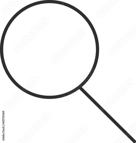 search line art icon vector