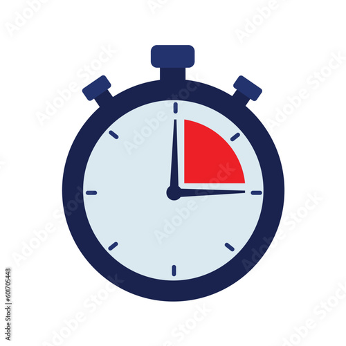 Stopwatch icon.Set of timer, vector illustration