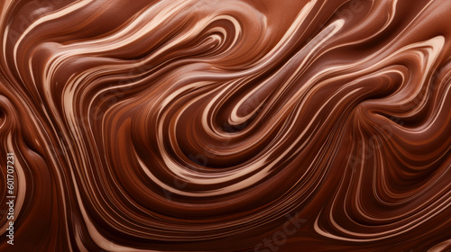 melted chocolate glaze texture background, generative ai