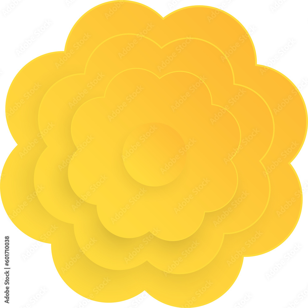 Flower, Element of floral paper cut. Paper cut of flower shape and spring symbol. Flower, Element of floral paper cut. Paper cut of flower shape and spring symbol.