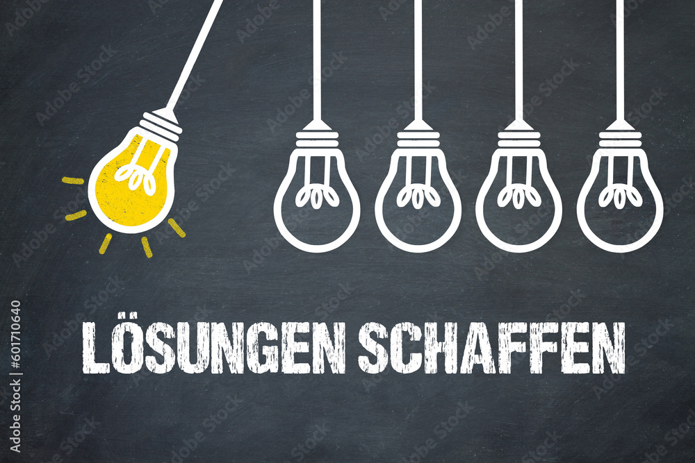 Fototapeta premium Lösungen schaffen 