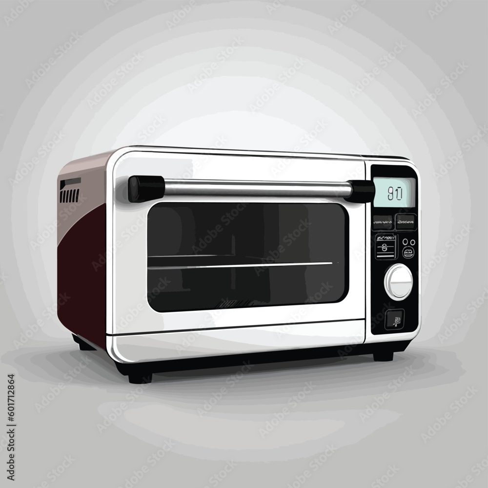 Oven vector illustration isolated on white Oven vector illustration isolated on white