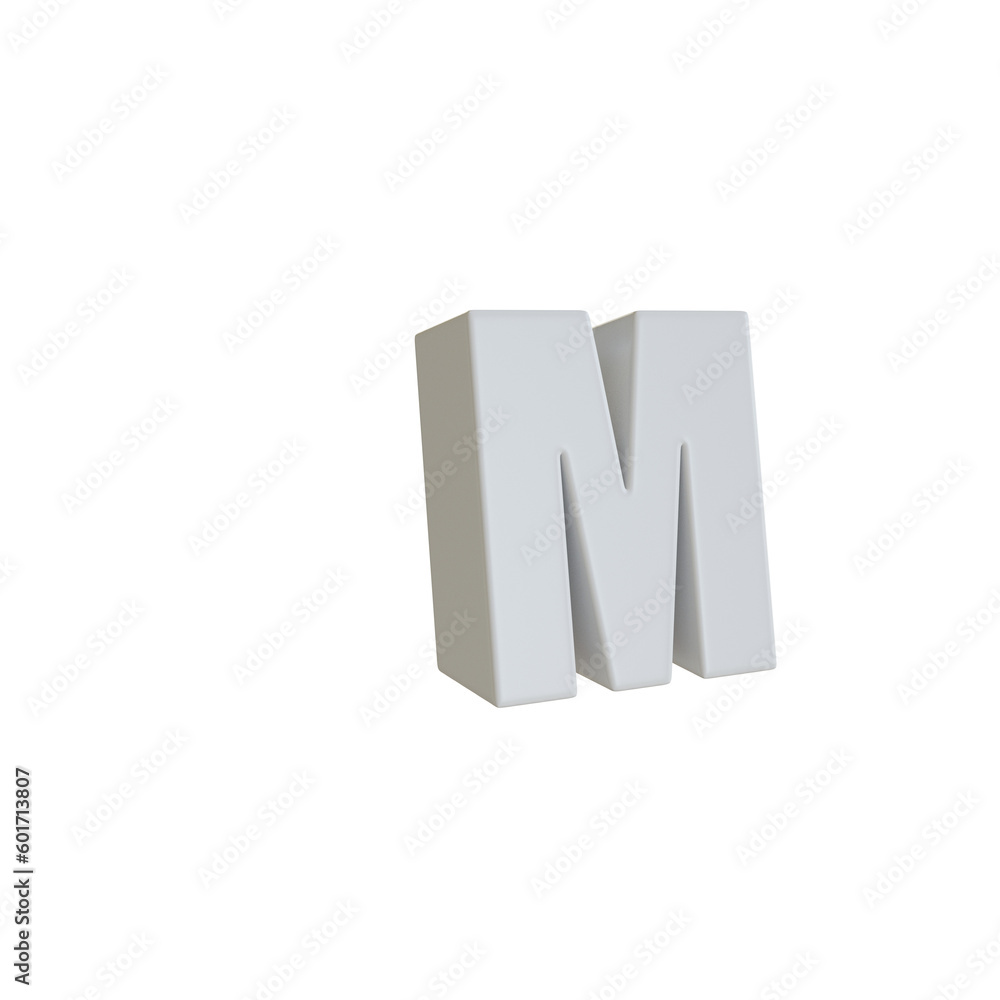Immersed Clean 3D Alphabet or Lettering PNG Immersed Clean 3D Alphabet or Lettering PNG