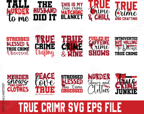 true crime svg bundle
