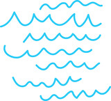 wave, ocean, beach, abstract, symbols vector, design, illustration, graphic, clipart