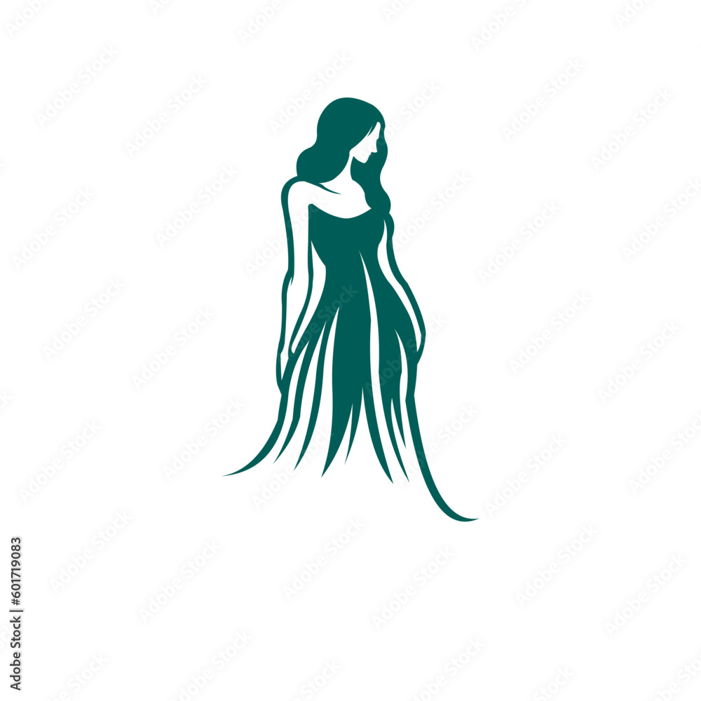 Boutique Fashion Modern Logo Company Vector Template