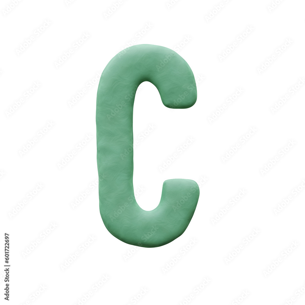 Plasticine or Play-doh 3D Alphabet PNG Lettering Plasticine or Play-doh 3D Alphabet PNG Lettering