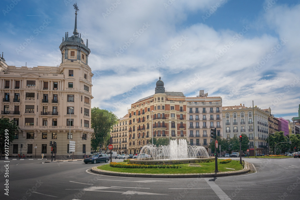 Plaza de Alonso Martinez Square - Madrid, Spain