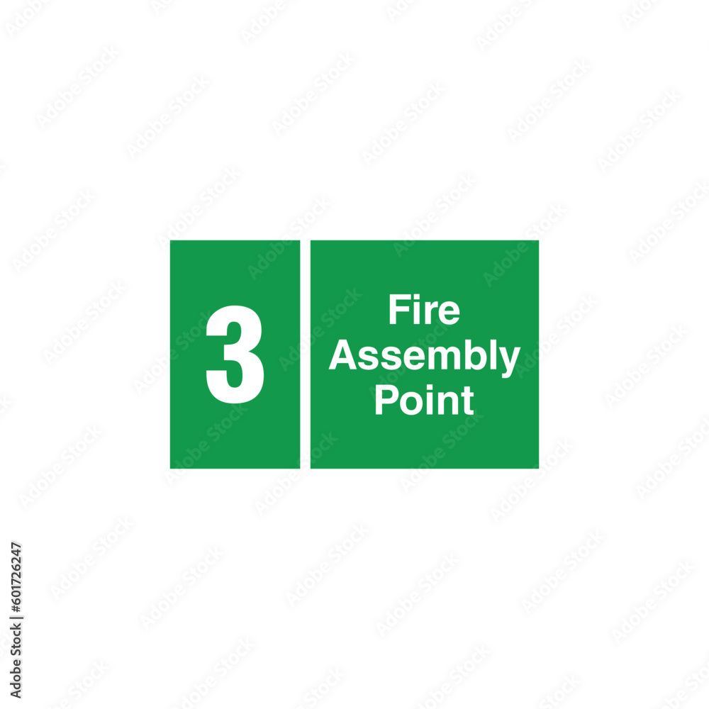 Fire Assembly Point Sign Vector Template Fire Assembly Point Sign Vector Template