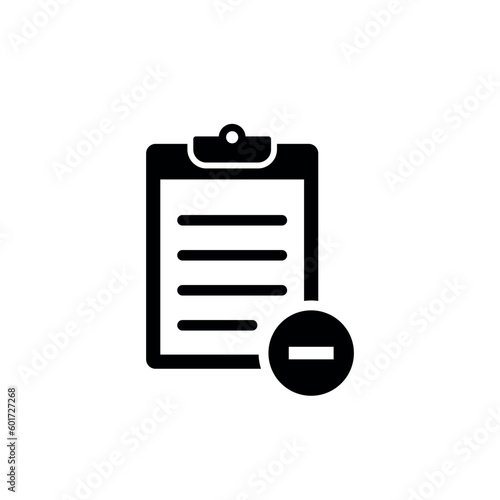Simple Clipboard Icon Vector Template © waniperih