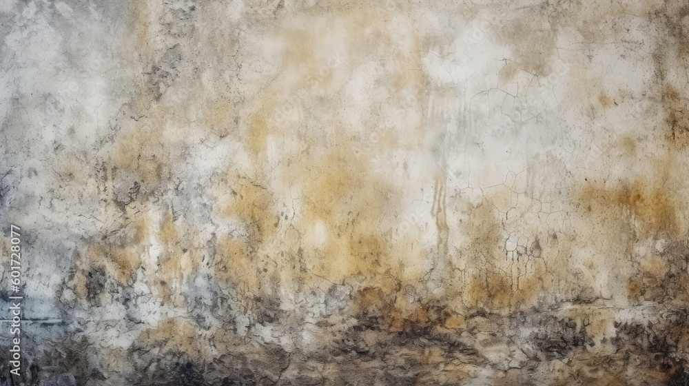 Old concrete wall background. Abstract grunge background. Rough dirty concrete surface texture. Generative AI.