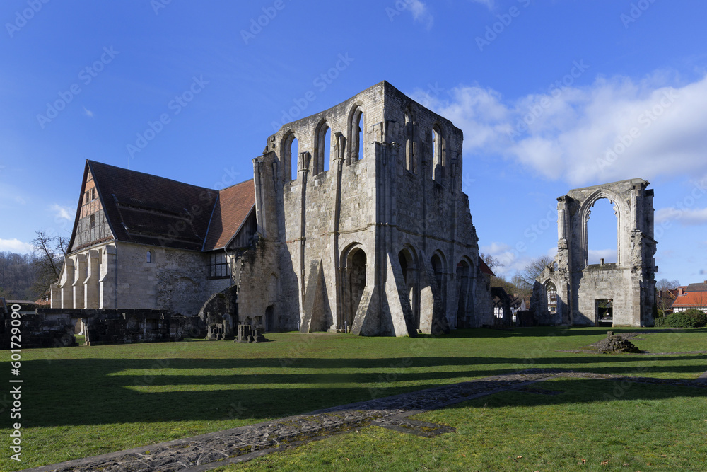 Fototapeta premium Imperial Walkenried Cistercian Abbey, Walkenried, Harz, Lower-Saxony, Germany