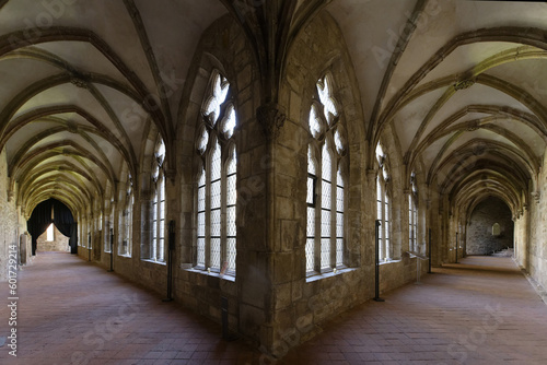 Goslar  Germany     March 16  2023    Cloister in the Imperial Walkenried Cistercian Abbey  Walkenried  Harz  Lower-Saxony  Germany