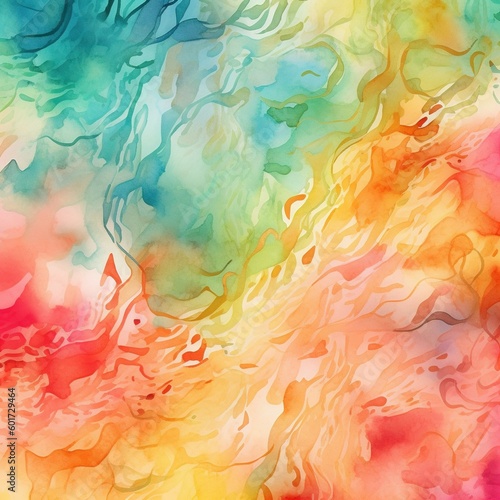 Watercolor Texture Pattern vector, illustration With Generative AI technology