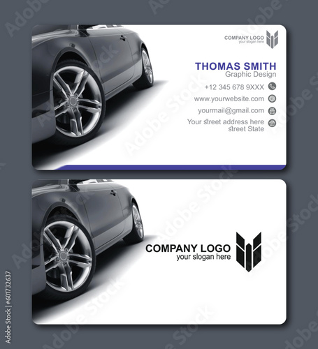 Car Mechanic business card template