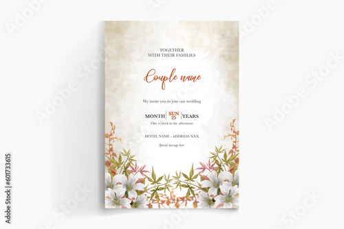 save the date wedding invitation templates psd