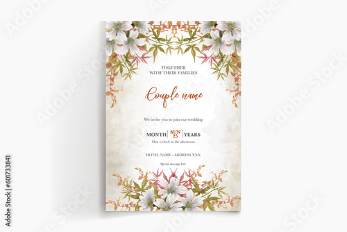 save the date wedding invitation templates psd