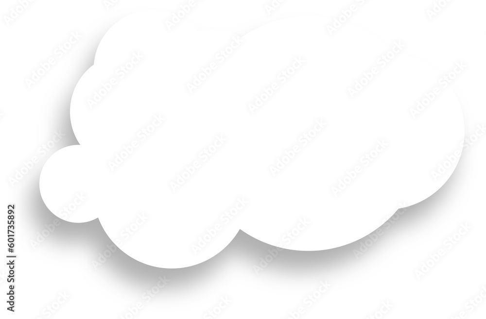 White Cloud with Shadow Design Element
White Cloud with Shadow Design Element