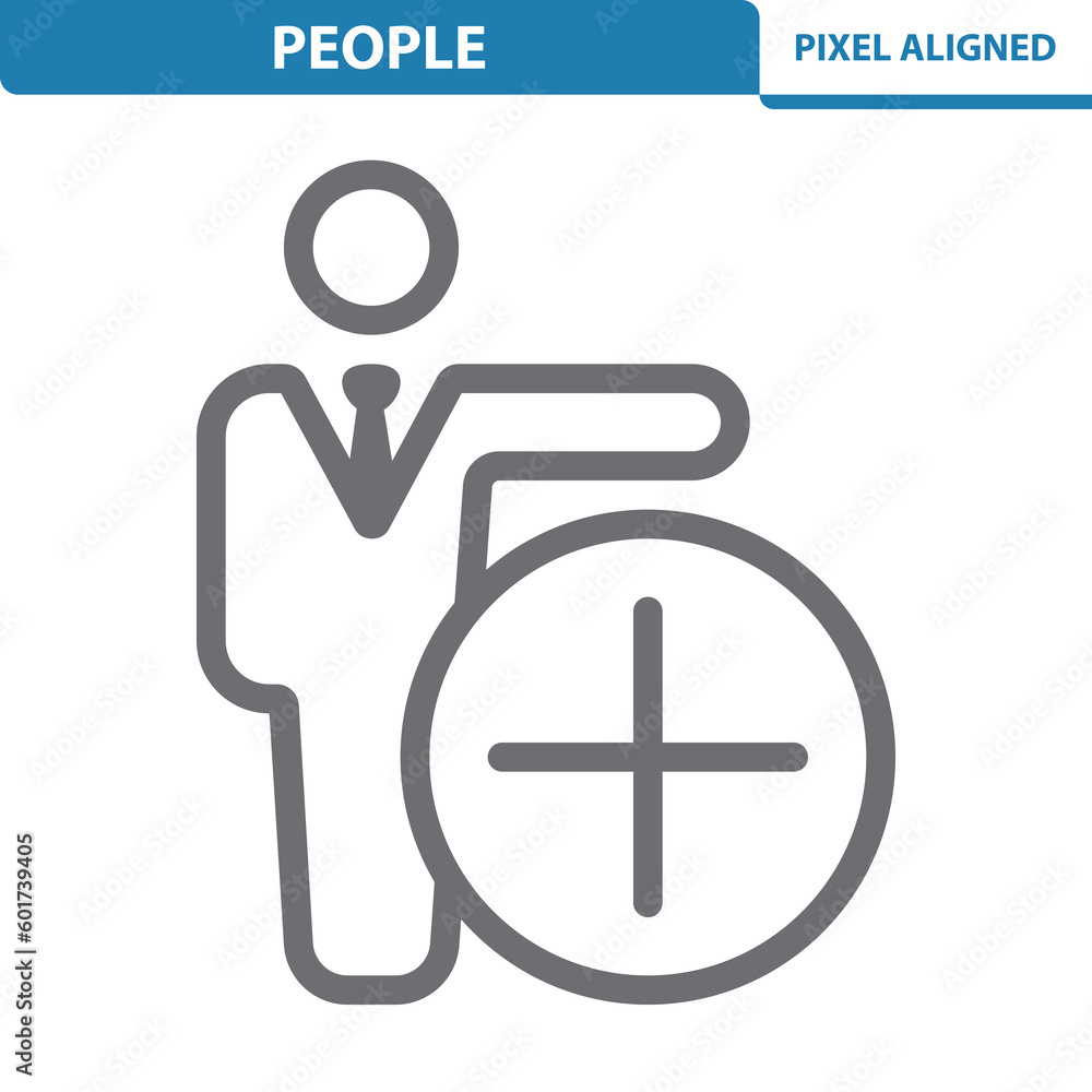 Man Icon. Businessman, Politician, Lawyer, Button, Plus, Add Man Icon. Businessman, Politician, Lawyer, Button, Plus, Add