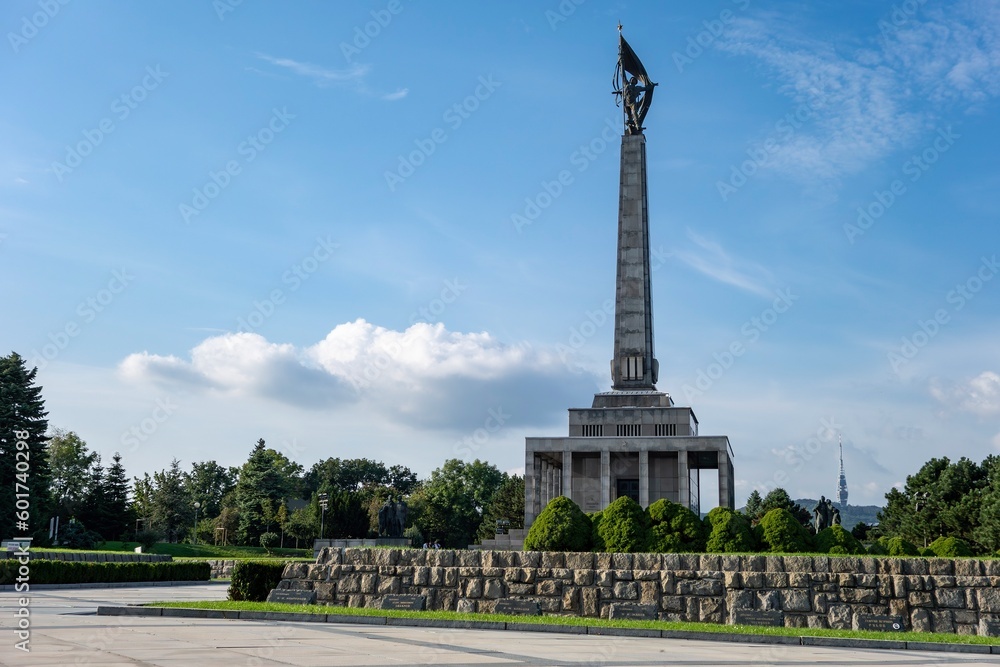Slavin memorial in Bratislava, Slovakia, reminiscent of soviet soldiers