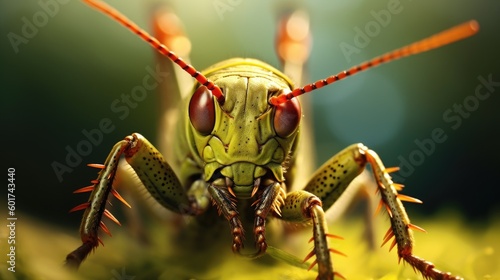 Grasshopper in the wild. Generative AI © piai