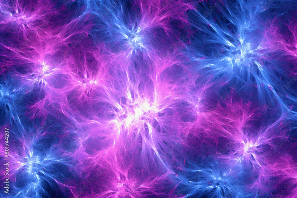 Lazer light fractals, pink and blue AI generative Lazer light fractals, pink and blue AI generative