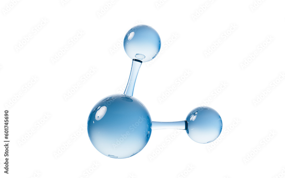 Molecule with biology and chemical concept, 3d rendering. Molecule with biology and chemical concept, 3d rendering.
