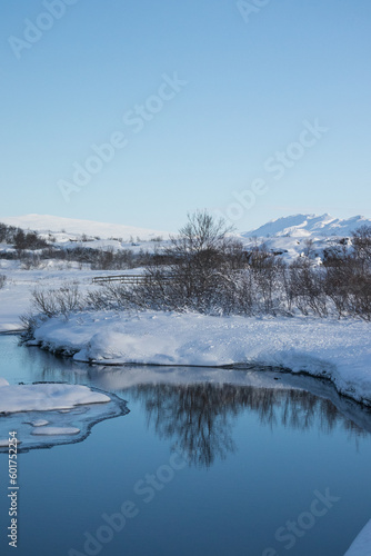 ice on the river