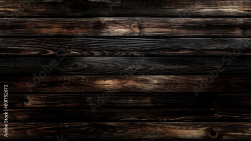 Seamless dark wood background texture.