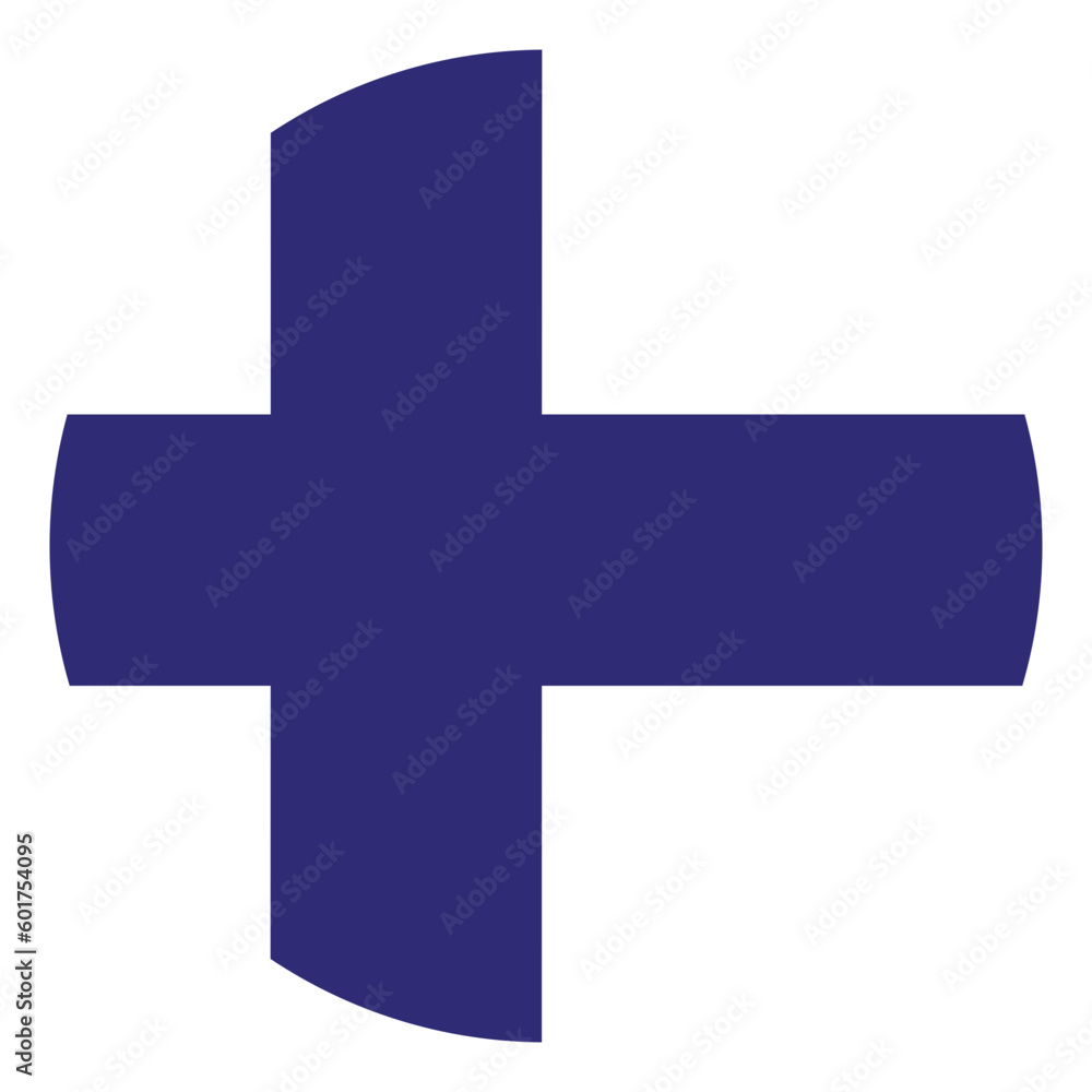 Finland flag in circle. Flag of Finland round icon Finland flag in circle. Flag of Finland round icon