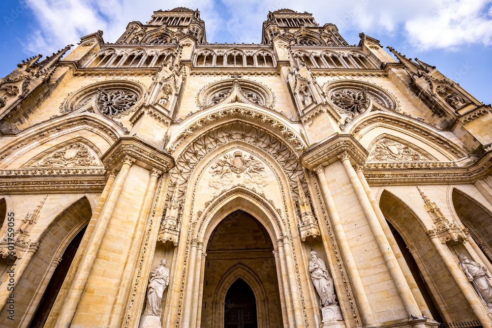 Cathedral of the holy cross, Orleans, France, exteriors