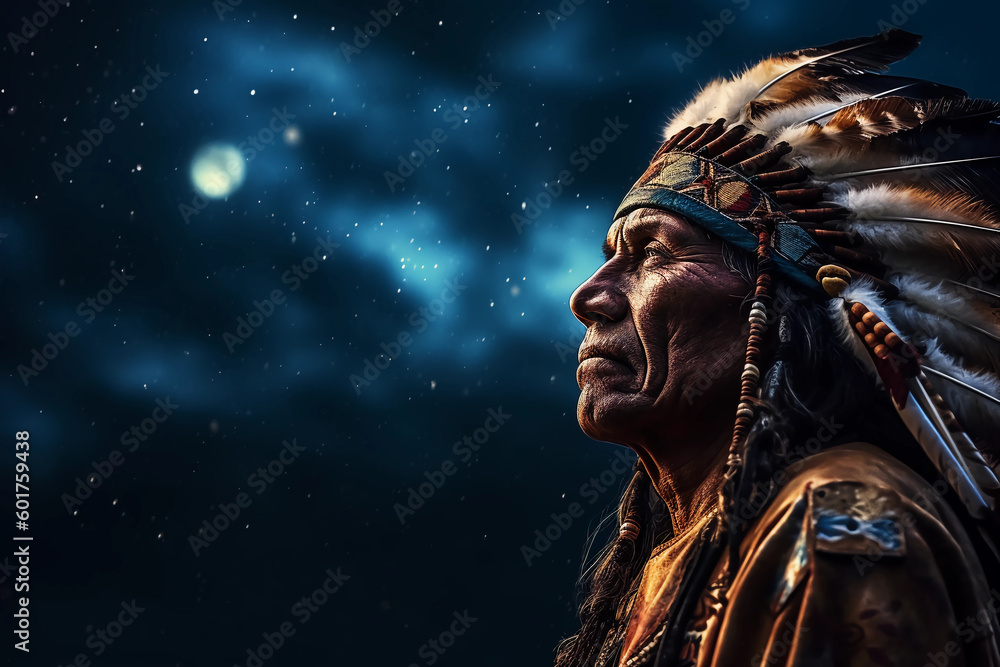Native American Chief: Unveiling the Spirit of Leadership Created by AI