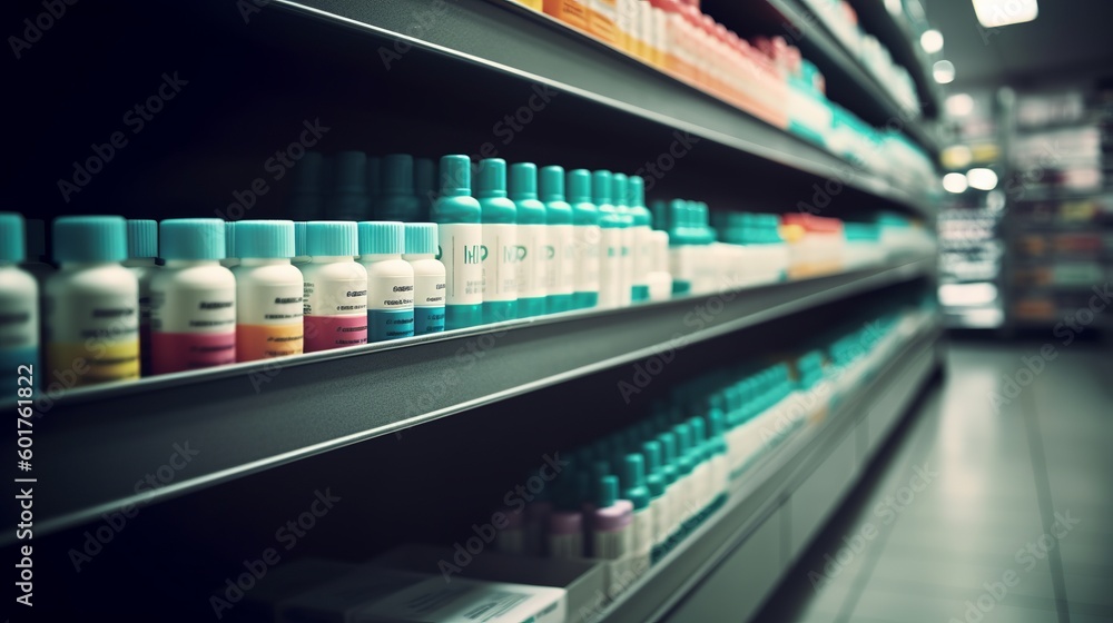 Drugstore background defocus blurred Drugstore background defocus blurred