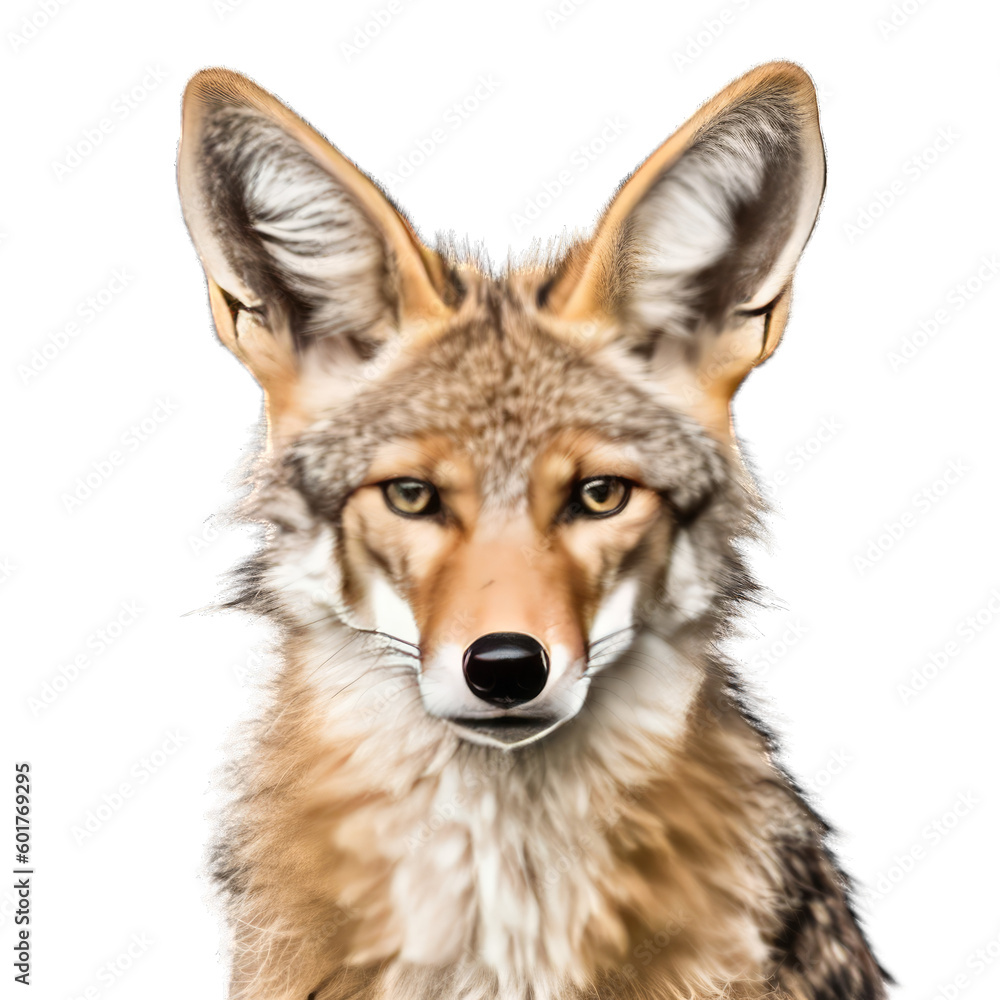 A portrait of a jackal A portrait of a jackal