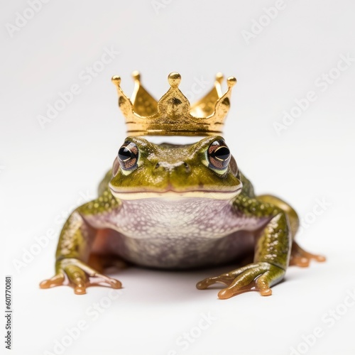 a frog with a crown