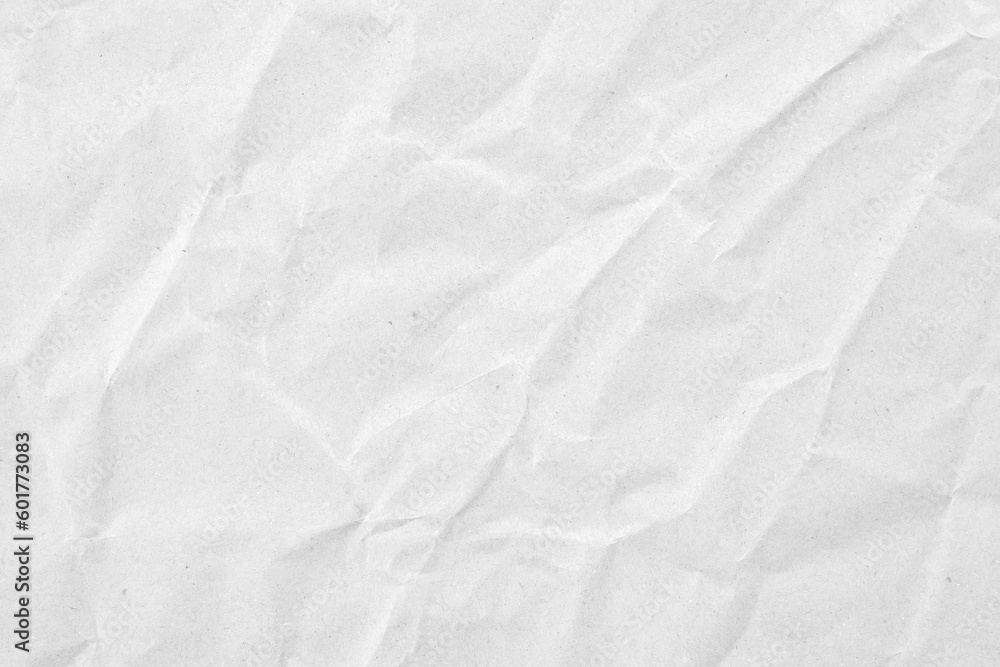 Abstract white crumpled and creased recycle paper texture background Abstract white crumpled and creased recycle paper texture background