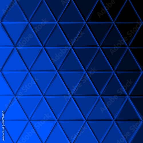 Abstract polygonal dark blue geometric patterns for technology related background. Science fiction fantasy art especially made for network, web, cyberspace, big data, wireless connectivity concept