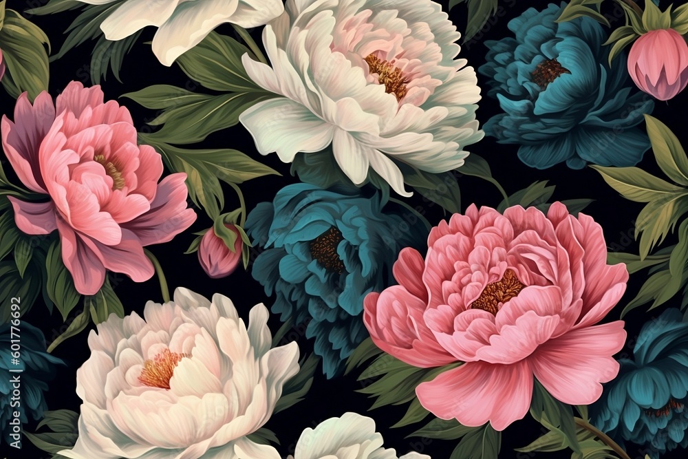 Seamless Spring Summer Floral Pattern Seamless Spring Summer Floral Pattern