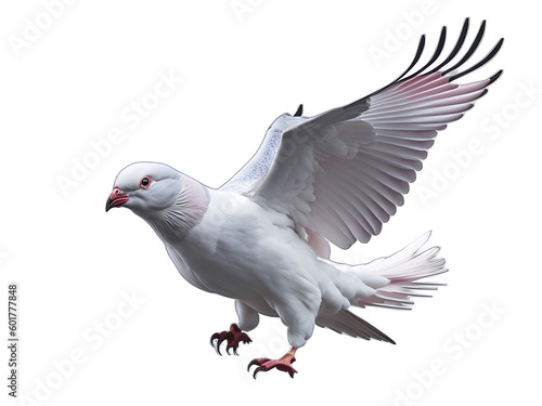 Pigeon Isolated On White Background