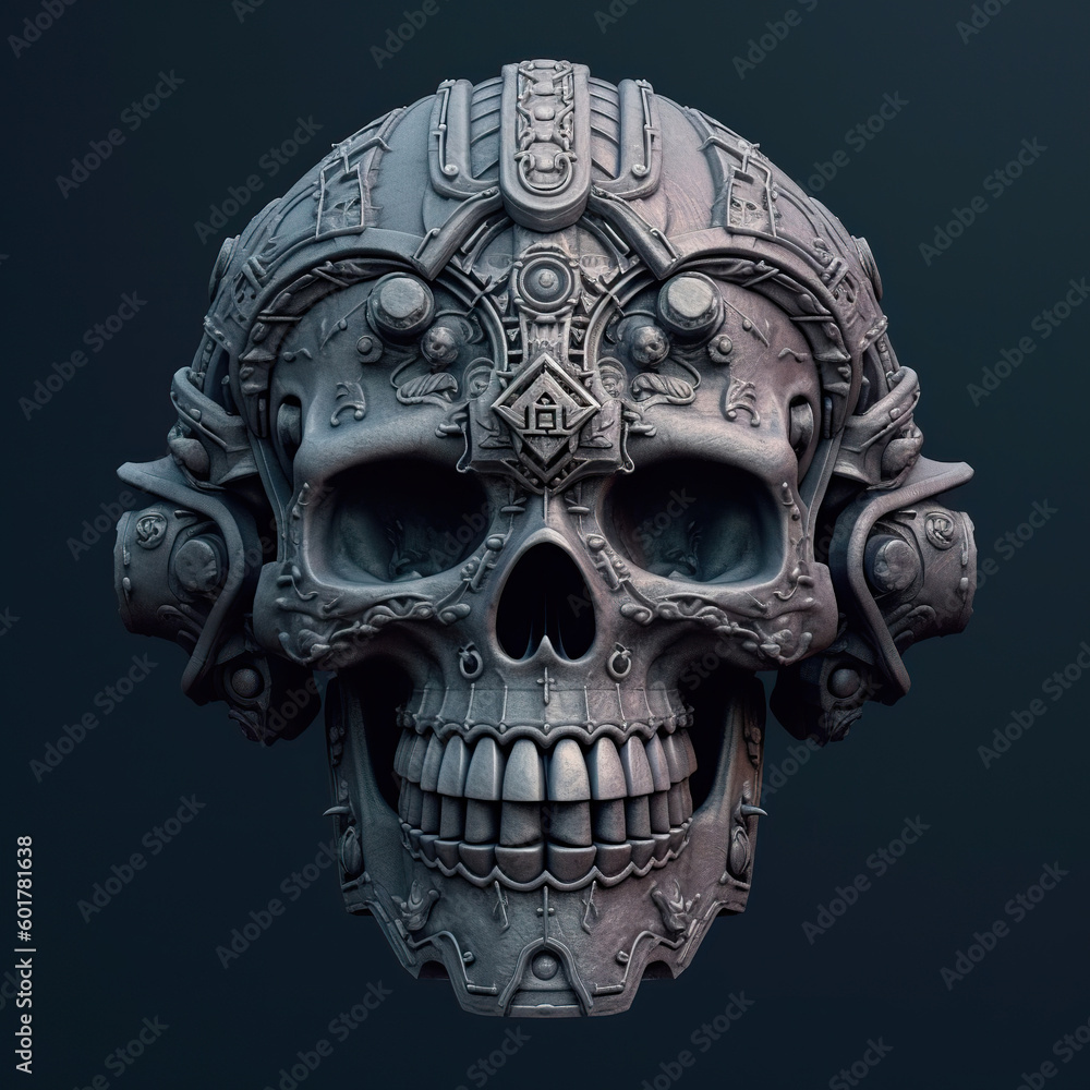 3d render of a skull 3d render of a skull