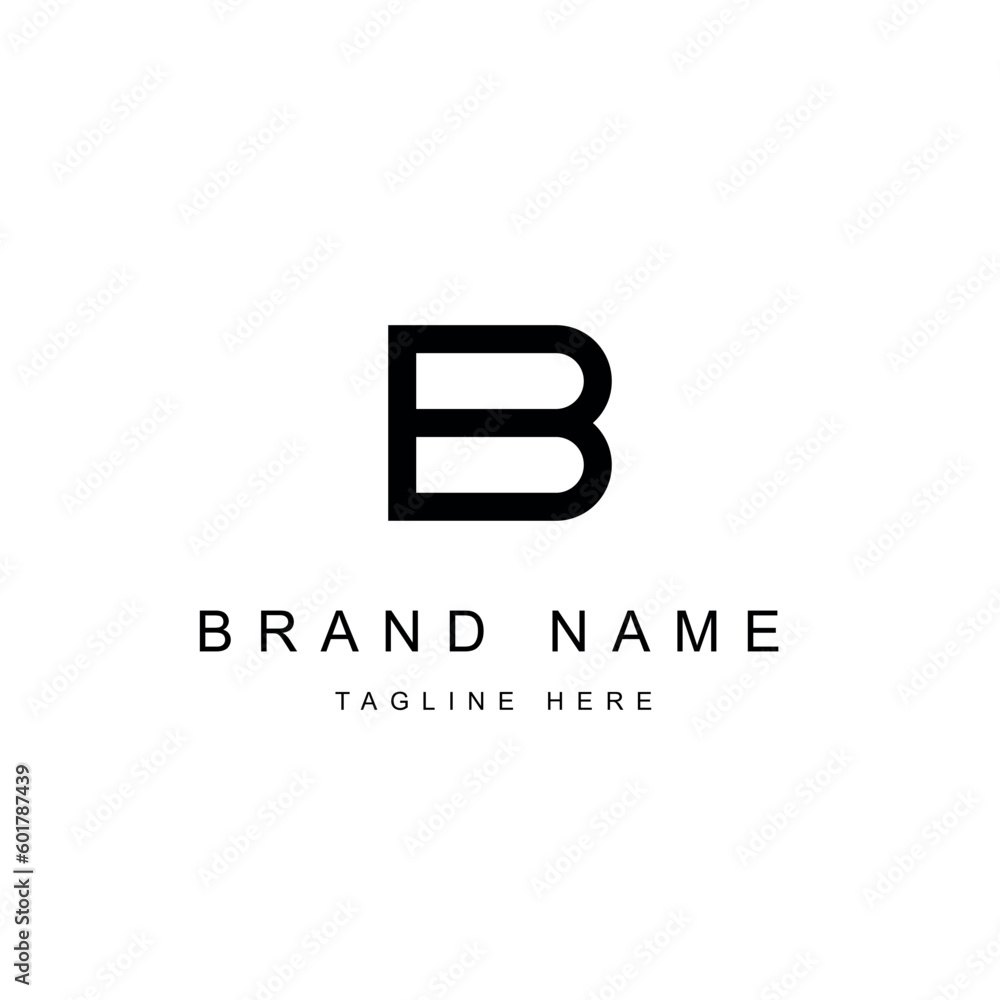 Custom Vector Letter B Logo Design Custom Vector Letter B Logo Design