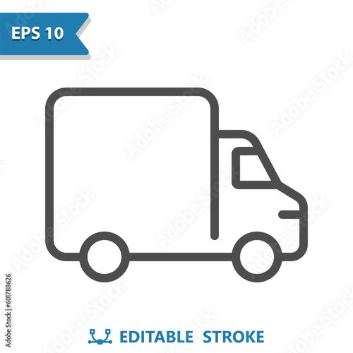Van Icon. Truck, Delivery Truck, Vehicle