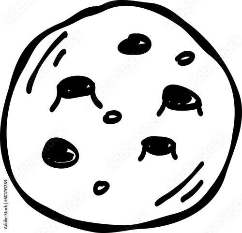 Doodle Moon Illustration