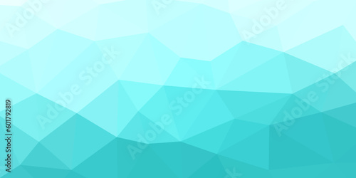 abstract geometric aqua green gradient with triangles pattern modern background for business