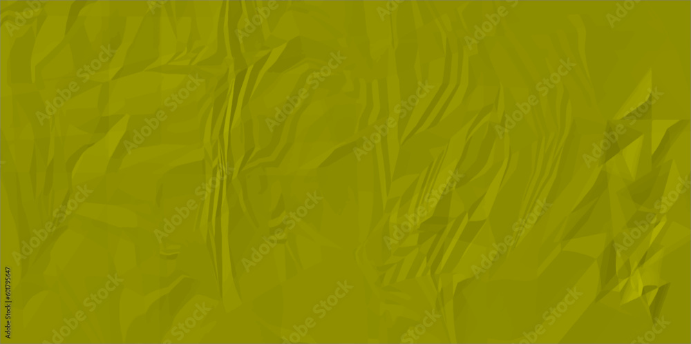 Fototapeta premium Crumpled yellow paper background. Abstract background of crumpled yellow paper. Yellow paper sheet texture background. Can use text banners products or business cards your. 